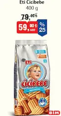 ETİ CİCİBEBE BİSKÜVİ 400 G fiyat ve kampanya bilgisi